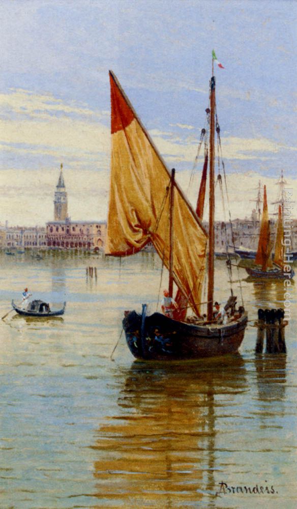 Barca Da Pesca, Venezia painting - Antonietta Brandeis Barca Da Pesca, Venezia art painting